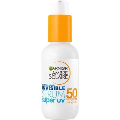 Garnier Ambre Solaire SPF 50+ Super UV Serum Invisible Hidratante Garnier Ambre Solaire SPF 50+ Super UV Serum Invisible Hidratante