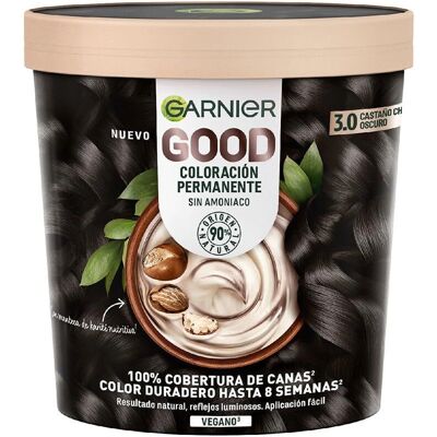 Colorazione Permanente Senza Ammoniaca Marrone Scuro Garnier - 160mL Colorazione Permanente Senza Ammoniaca Marrone Scuro Garnier - 160mL