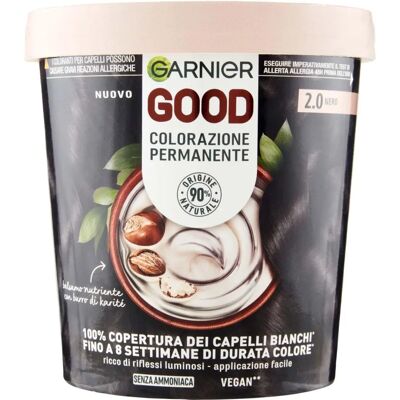 Coloration permanente Garnier Good - Noir - 160g - Publicité Coloration permanente Garnier Good - Noir - 160g - Publicité
