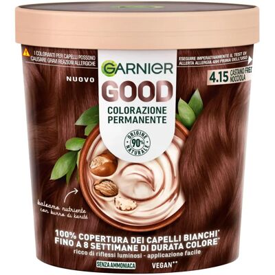 Colorazione Naturale Garnier - Castano Freddo Nocciola - Permanente, 160g Colorazione Naturale Garnier - Castano Freddo Nocciola - Permanente, 160g