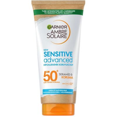 Garnier Ambre Solaire Sensitive Advanced SPF 50+ hipoalergiczna krem na słońce - 175 ml Garnier Ambre Solaire Sensitive Advanced SPF 50+ hipoalergiczna krem na słońce - 175 ml