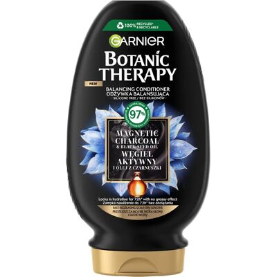 Garnier Balancing Conditioner mit Aktivkohle & Schwarzkümmelöl - 200 ml - Haarpflege für fettiges & trockenes Haar Garnier Balancing Conditioner mit Aktivkohle & Schwarzkümmelöl - 200 ml - Haarpflege für fettiges & trockenes Haar