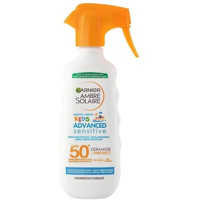 Garnier Ambre Solaire SPF 50+ Spray Bambini - Protezione solare sensibile Garnier Ambre Solaire SPF 50+ Spray Bambini - Protezione solare sensibile
