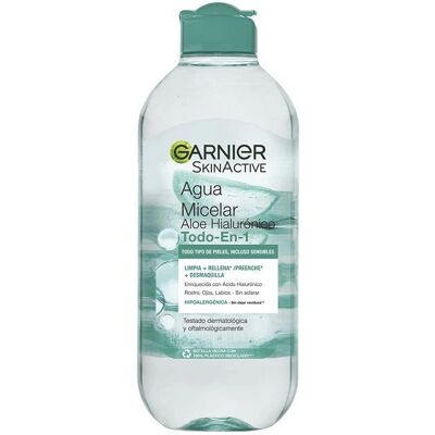 Agua Micelar Aloe Hialurónico Garnier 400 ml - Desmaquillante Agua Micelar Aloe Hialurónico Garnier 400 ml - Desmaquillante