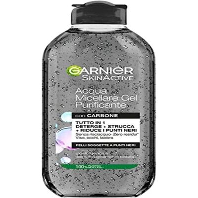 Garnier SkinActive Gel Micellaire Charbon - Nettoyant Visage pour Peaux Sensibles Garnier SkinActive Gel Micellaire Charbon - Nettoyant Visage pour Peaux Sensibles
