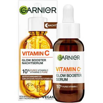 GARNIER Gesichtsserum Vitamin C Leuchtkraftverstärker Nachtserum GARNIER Gesichtsserum Vitamin C Leuchtkraftverstärker Nachtserum