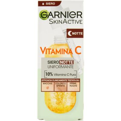 Garnier Skin Active Siero alla Vitamina C - Luminosità Notturna - 30ml Garnier Skin Active Siero alla Vitamina C - Luminosità Notturna - 30ml