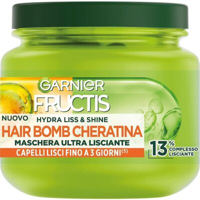 Garnier Fructis Hydra Liss & Shine - Maschera capelli - 320ml Garnier Fructis Hydra Liss & Shine - Maschera capelli - 320ml