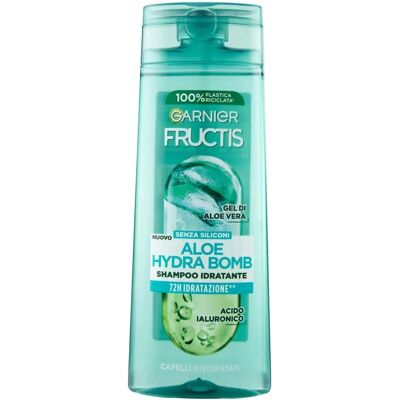Shampoing Garnier Fructis Aloe Hydra Bomb - Soins capillaires - Publicité Shampoing Garnier Fructis Aloe Hydra Bomb - Soins capillaires - Publicité