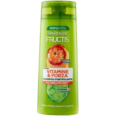 Shampoo Garnier Fructis Vitamine & Forza - Capelli Danniati Shampoo Garnier Fructis Vitamine & Forza - Capelli Danniati