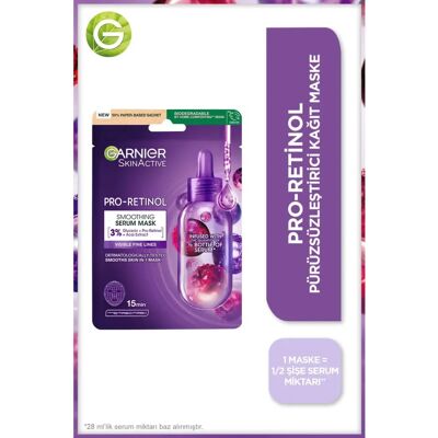 Garnier Skin Naturals Pro-Retinol Sheet Mask - Face Care Garnier Skin Naturals Pro-Retinol Sheet Mask - Face Care