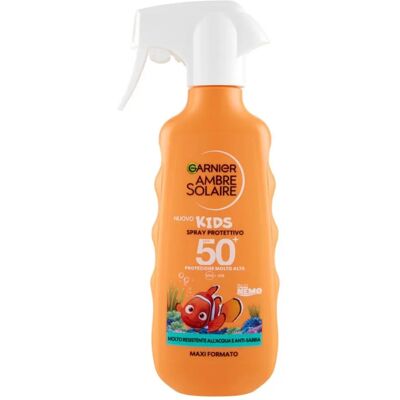 Garnier Ambre Solaire Kids Protect Spray SPF50+ - Sonnenschutzspray Garnier Ambre Solaire Kids Protect Spray SPF50+ - Sonnenschutzspray
