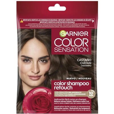 Garnier Garnier Color Sensation Brun No 4.0 - Shampoo - Publicité Garnier Garnier Color Sensation Brun No 4.0 - Shampoo - Publicité