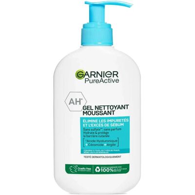 Gel Nettoyant Visage à l'Acide Hyaluronique - Vegan, Sans Parfum - Publicité Gel Nettoyant Visage à l'Acide Hyaluronique - Vegan, Sans Parfum - Publicité