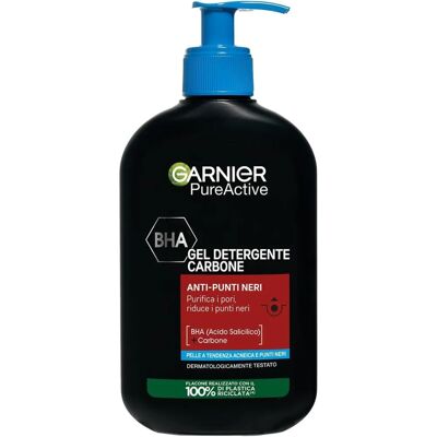 Garnier Detergente Viso Carbone Attivo - Gel Pulizia Garnier Detergente Viso Carbone Attivo - Gel Pulizia