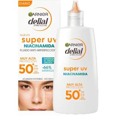Protezione Solare con Niacinamide SPF50 Garnier Delial - Anti-imperfezioni 40ml Protezione Solare con Niacinamide SPF50 Garnier Delial - Anti-imperfezioni 40ml