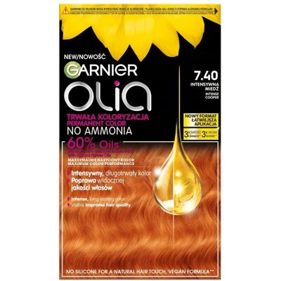 Garnier Olia Big Kit - Kupari Hiusten Väri - Pysyvä Väri Garnier Olia Big Kit - Kupari Hiusten Väri - Pysyvä Väri