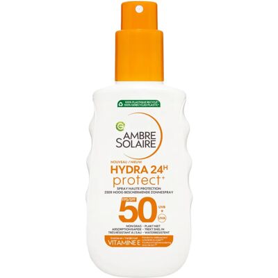 Garnier Ambre Solaire Hydra Protect 24H Spray de protection solaire SPF50 Garnier Ambre Solaire Hydra Protect 24H Spray de protection solaire SPF50