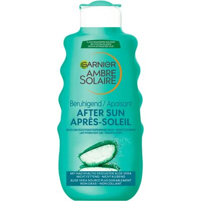 Garnier Ambre Solaire Lait Après-Soleil Hydratant & Apaisant - Soin Solaire Garnier Ambre Solaire Lait Après-Soleil Hydratant & Apaisant - Soin Solaire