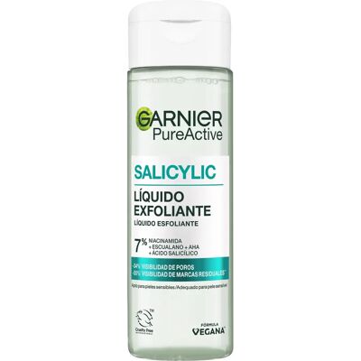 Garnier Skinactive Liquido Esfoliante con Acido Salicilico - Scrub Viso Garnier Skinactive Liquido Esfoliante con Acido Salicilico - Scrub Viso