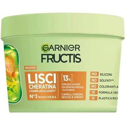 Garnier Maschera lisciante alla cheratina - Cura dei capelli Garnier Maschera lisciante alla cheratina - Cura dei capelli