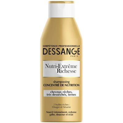 Dessange Nutri-Extrême Richesse Huile d'Onagre Nourrissante - Shampooing - Publicité Dessange Nutri-Extrême Richesse Huile d'Onagre Nourrissante - Shampooing - Publicité