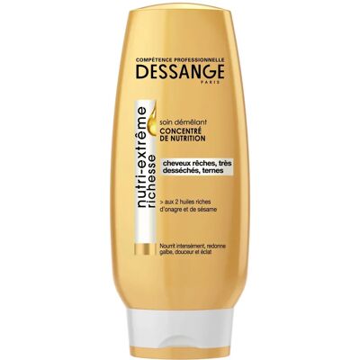 Dessange Nutri-Extrême Richesse - Traitement capillaire à l'huile d'onagre et de sésame - Publicité Dessange Nutri-Extrême Richesse - Traitement capillaire à l'huile d'onagre et de sésame - Publicité