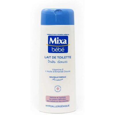 Lait de Toilette Très Doux Mixa Bébé - Lait pour bébé - Publicité Lait de Toilette Très Doux Mixa Bébé - Lait pour bébé - Publicité
