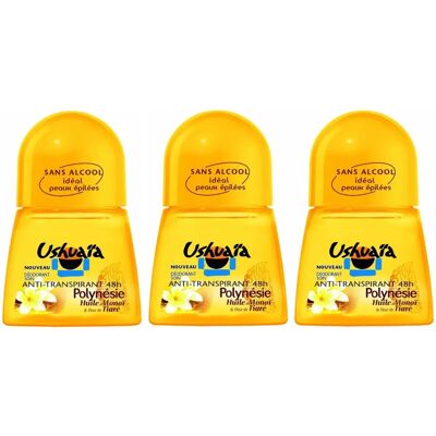 Ushuaia Polynésie Monoi & Tiaré Déodorant - Pour Femmes Ushuaia Polynésie Monoi & Tiaré Déodorant - Pour Femmes