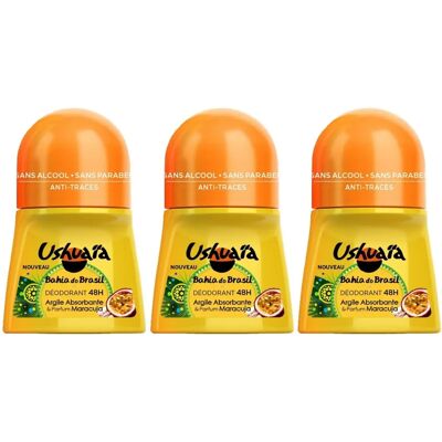 Déodorant Ushuaïa Bahia do Brasil avec argile absorbante et fruit de la passion - 50ml - Publicité Déodorant Ushuaïa Bahia do Brasil avec argile absorbante et fruit de la passion - 50ml - Publicité