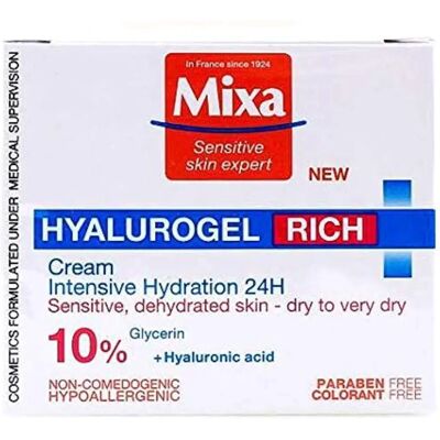 MIXA Hyalurogel Rich Gesichtscreme - Tägliche Feuchtigkeitscreme MIXA Hyalurogel Rich Gesichtscreme - Tägliche Feuchtigkeitscreme