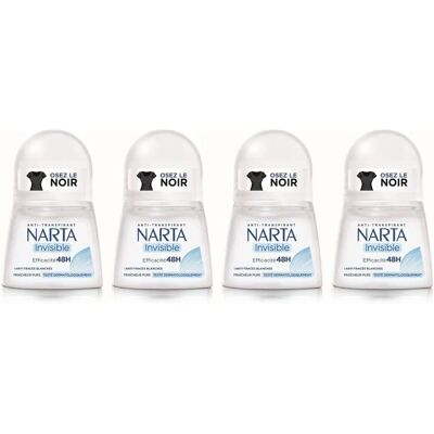 Narta Déodorant Anti-Traces 48h Invisible - Fraîcheur Pure 50ml - Publicité Narta Déodorant Anti-Traces 48h Invisible - Fraîcheur Pure 50ml - Publicité