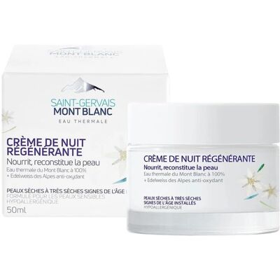 SAINT-GERVAIS MONT BLANC Crème de Nuit - Anti-Âge - 50 ml - Publicité SAINT-GERVAIS MONT BLANC Crème de Nuit - Anti-Âge - 50 ml - Publicité