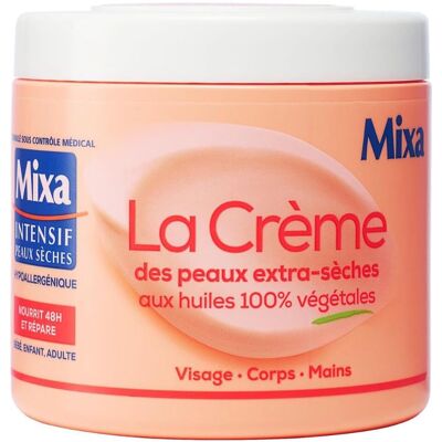 Crème visage, corps, mains Mixa - Peaux très sèches - Publicité Crème visage, corps, mains Mixa - Peaux très sèches - Publicité