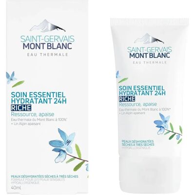 Crème Hydratante Saint-Gervais Mont Blanc - Peaux sensibles - Publicité Crème Hydratante Saint-Gervais Mont Blanc - Peaux sensibles - Publicité