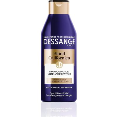 Shampoing Bleu Nutri-Correcteur Blond Californien - Shampooing - Publicité Shampoing Bleu Nutri-Correcteur Blond Californien - Shampooing - Publicité