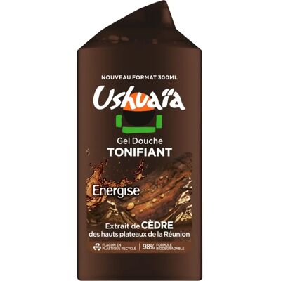 Ushuaia Cèdre Gel douche énergisant - Gel douche - Publicité Ushuaia Cèdre Gel douche énergisant - Gel douche - Publicité