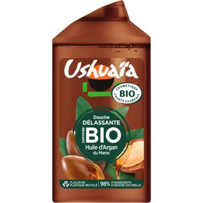 Ushuaia Huile d'Argan Gel Douche Délassant Bio - Gel douche - Publicité Ushuaia Huile d'Argan Gel Douche Délassant Bio - Gel douche - Publicité
