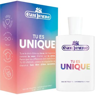 Eau Jeune Tu Es Unique Eau de Toilette 75 ml Unisexe - Publicité Eau Jeune Tu Es Unique Eau de Toilette 75 ml Unisexe - Publicité