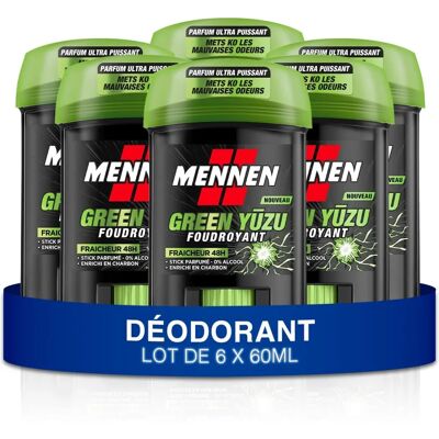 Déodorant Mennen Yuzu 48h - Grand, Sans Alcool - Publicité Déodorant Mennen Yuzu 48h - Grand, Sans Alcool - Publicité