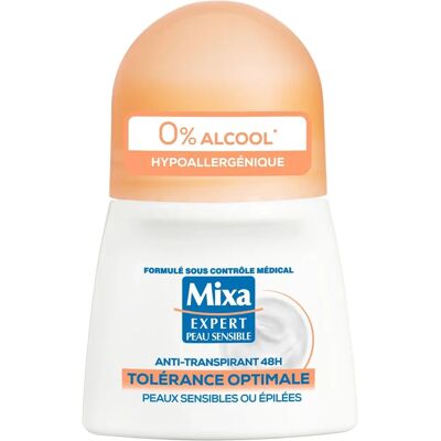 Mixa - Expert Peau Sensible Anti-Transpirant 48H Roll-On - 50 ml - anti-transpirant Mixa - Expert Peau Sensible Anti-Transpirant 48H Roll-On - 50 ml - anti-transpirant