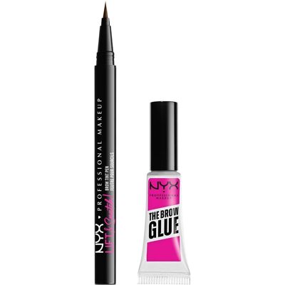 NYX Professional Makeup Set per sopracciglia - Volume, Forma, Naturale NYX Professional Makeup Set per sopracciglia - Volume, Forma, Naturale