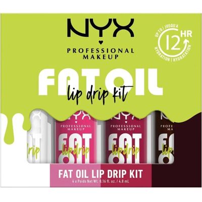 Set de Ulei pentru Buze NYX Professional Makeup Fat Oil Lip Drip - Buze Hidratate și Strălucitoare Set de Ulei pentru Buze NYX Professional Makeup Fat Oil Lip Drip - Buze Hidratate și Strălucitoare