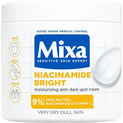 Mixa Niacinamide Bright Körpercreme - Für Leuchtkraft und Feuchtigkeit Mixa Niacinamide Bright Körpercreme - Für Leuchtkraft und Feuchtigkeit