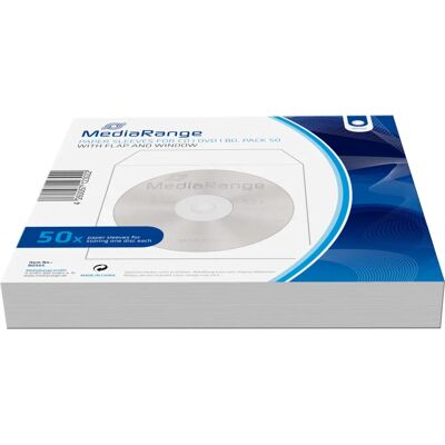 MediaRange BOX65 Optische Disc-Hülle - Dünne Hülle Weiß MediaRange BOX65 Optische Disc-Hülle - Dünne Hülle Weiß