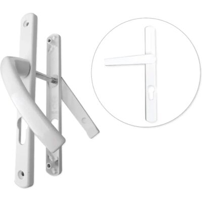 PRODIF Serrure Profil Étroit - Clé 24 mm - Articulée - Blanc - Serrure de porte - Publicité PRODIF Serrure Profil Étroit - Clé 24 mm - Articulée - Blanc - Serrure de porte - Publicité