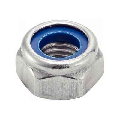 ACTON M18 Sechskantmutter mit Nylon-Sperre - DIN 985 - 50 Stk. ACTON M18 Sechskantmutter mit Nylon-Sperre - DIN 985 - 50 Stk.