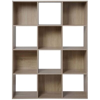Calicosy Storage Shelf - 12 Compartments - Brown - 93x124cm Calicosy Storage Shelf - 12 Compartments - Brown - 93x124cm