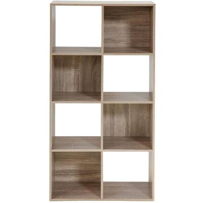 Calicosy Storage Shelf with 8 Shelves - 62x29.5x123 cm - Brown Calicosy Storage Shelf with 8 Shelves - 62x29.5x123 cm - Brown