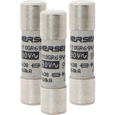 Mersen Mersen FR10GR69V12 - Fusible 10x38mm 12.5A - Publicité Mersen Mersen FR10GR69V12 - Fusible 10x38mm 12.5A - Publicité